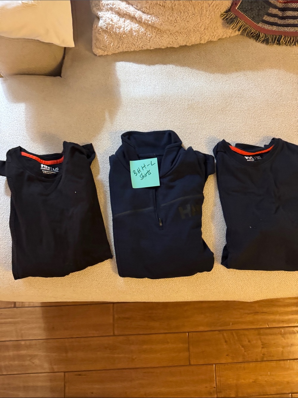 Helly Hansen men’s bundle of 3 1 long sleeve 1 shirt and 1 Quarter-Zip Top